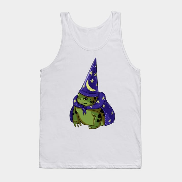 Frog Wizard Tank Top by frenchtoastt